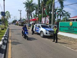 Dalam Menjaga Kondusifitas, Satlantas Bartim Gelar Patroli di Titik Rawan