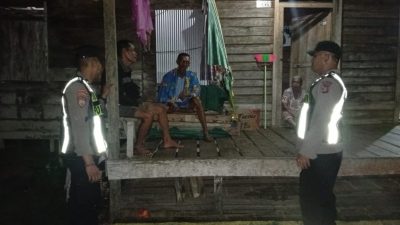 Di Tengah Malam Sunyi, Polsek Awang Gelar Patroli KRYD untuk Berikan Rasa Aman